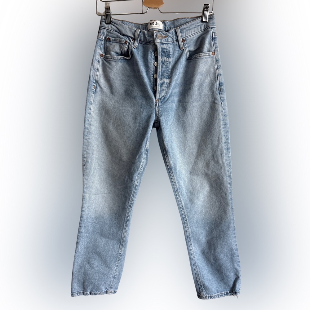 Agolde Riley Crop Jean Dynamic - Picture 5 of 12